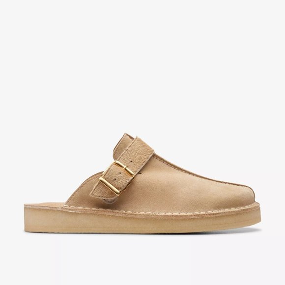 clarks Trek Mule Taupe Interest